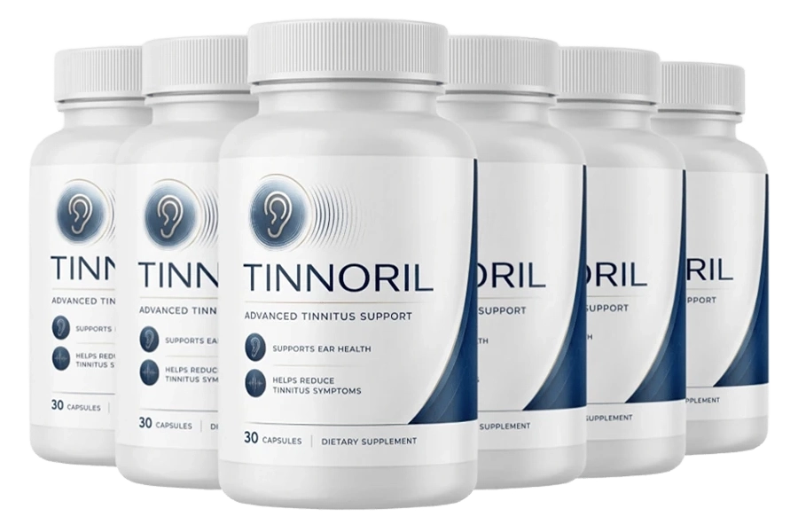 Tinnoril 6-bottle Best Value package — 180-day supply, lowest price per bottle